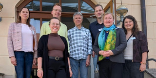 The project team, from left to right: Assistant Professor Dr. Daniela Schmitz, Olga Wagner, Professor Dr. Uwe Wilkesmann, Manfred Fiedler, Jan-Hendrik Ortloff, Professor Dr. Liudvika Leišytė, Dr. Anna-Lena Rose.