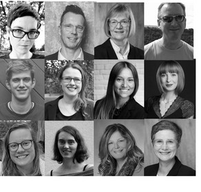 Fotocollage Lehrstuhlteam Fotocollage des Lehrstuhlteams