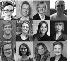 Photo collage of the chair team