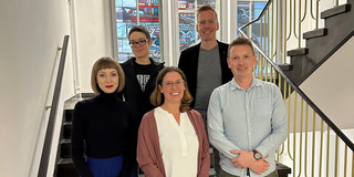 Photo: Front row from left to right: Viktoria Jäger, Grit Würmseer, Björn Möller. Back row from left to right: Sabine Lauer, Uwe Wilkesmann.